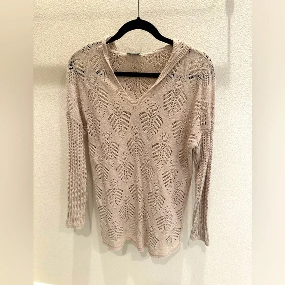 J. Jill Light Tan V-Neck Sweater - Picture 1 of 5